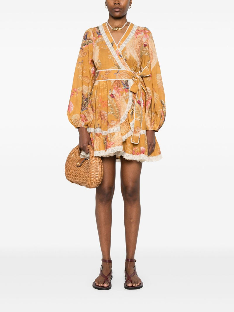 Zimmermann Zimmermann Ascension Ruffle Mini Dress