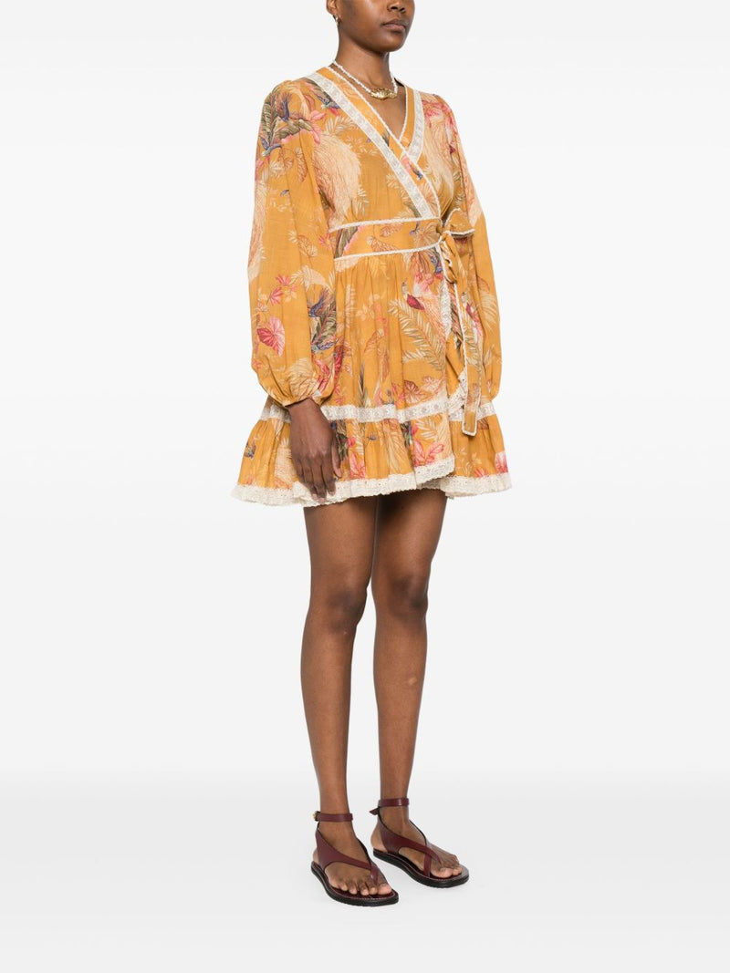 Zimmermann Zimmermann Ascension Ruffle Mini Dress