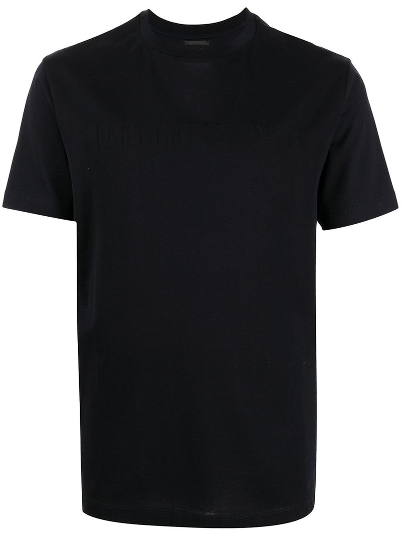 Emporio Armani Logo cotton t-shirt | Urbalenti™ NYC