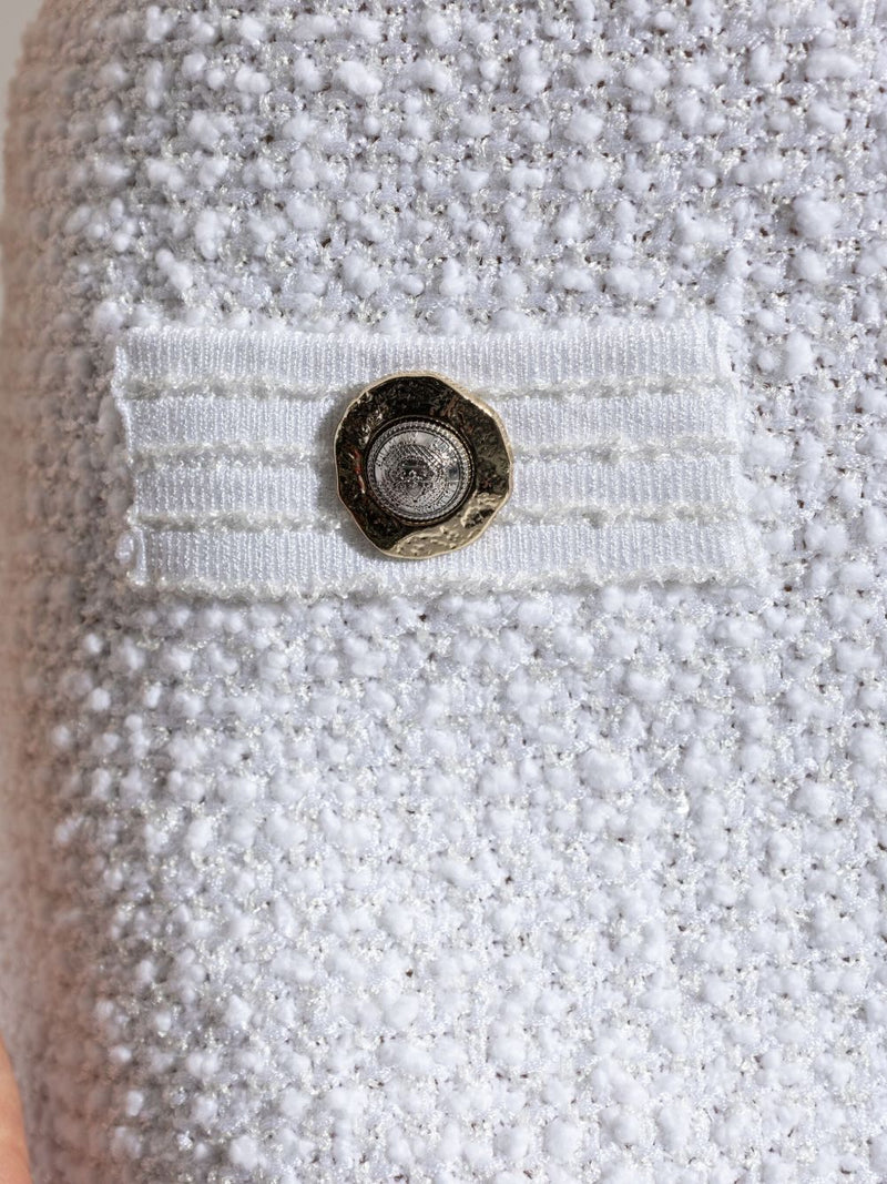 Balmain Balmain Tweed Mini Skirt