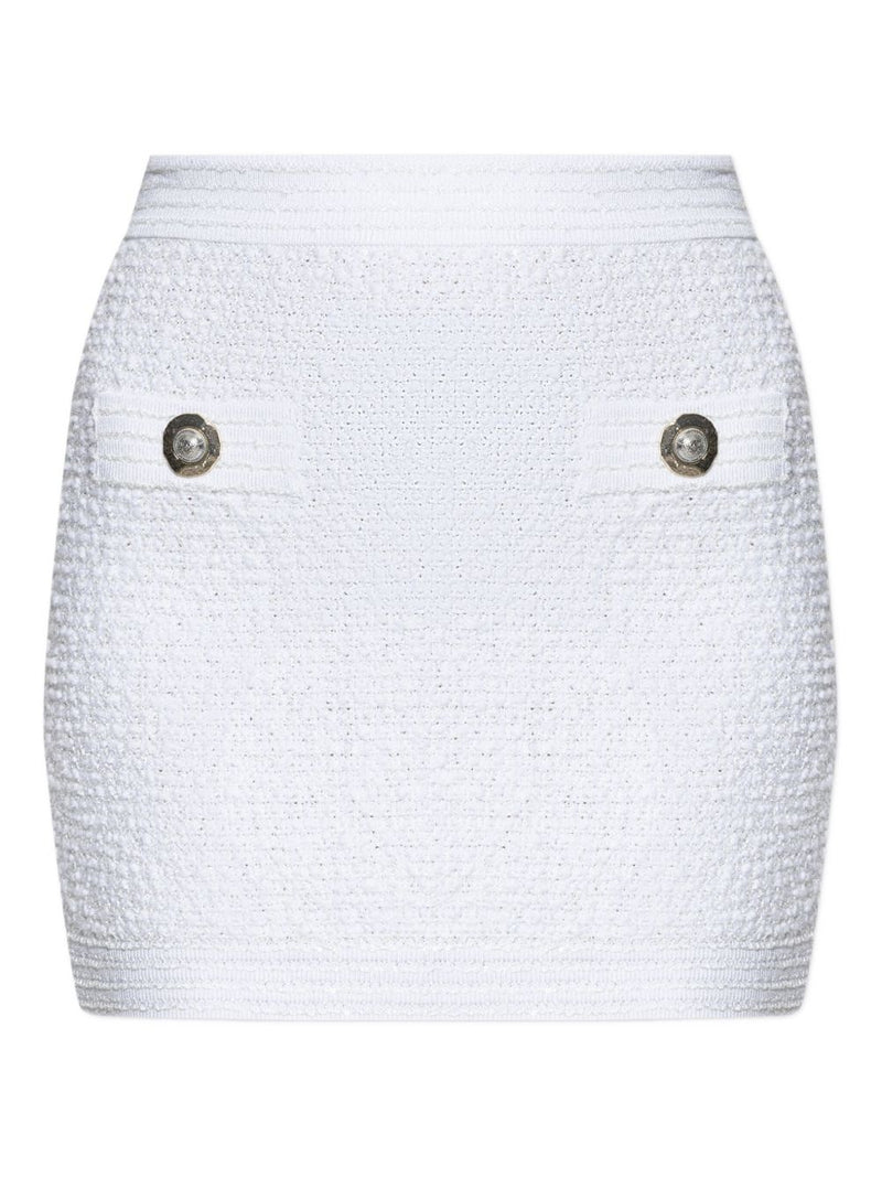 Balmain Balmain Tweed Mini Skirt