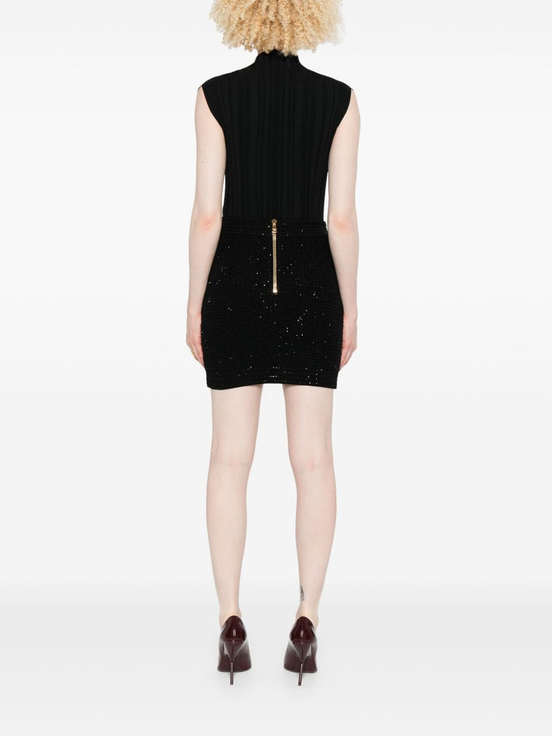 Balmain Balmain Tweed Mini Skirt