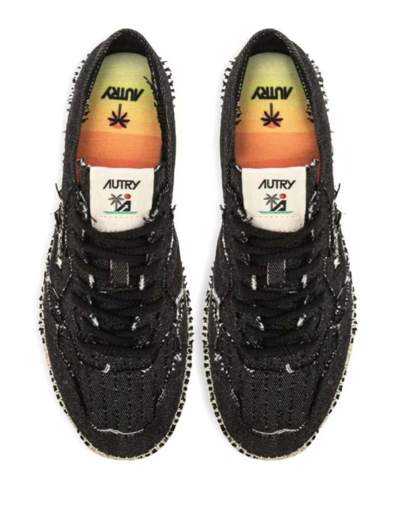 Autry Black Sandy Espadrilles | Urbalenti™ NYC