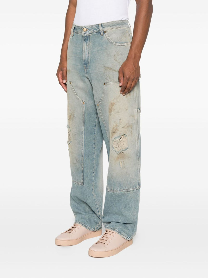 Golden Goose Vaqueros de algodón denim destruido | URBALENTI™