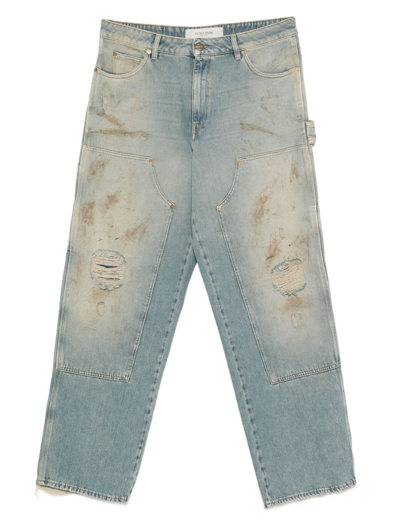 Golden Goose Vaqueros de algodón denim destruido | URBALENTI™