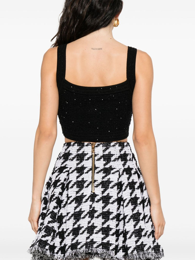 Balmain Balmain Black Sleeveless Tops
