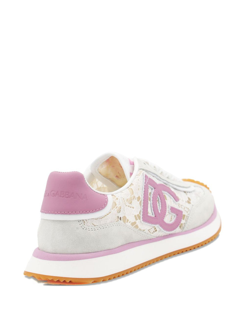 Dolce & Gabbana - Zapatillas DG Cushion blancas y rosas | URBALENTI™