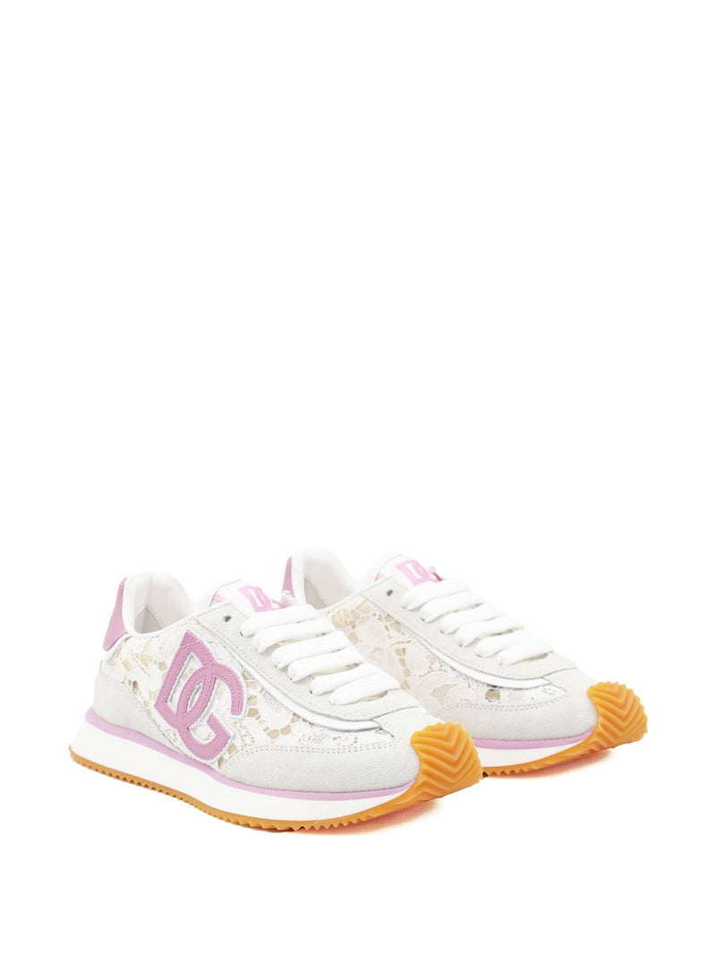 Dolce & Gabbana - Zapatillas DG Cushion blancas y rosas | URBALENTI™