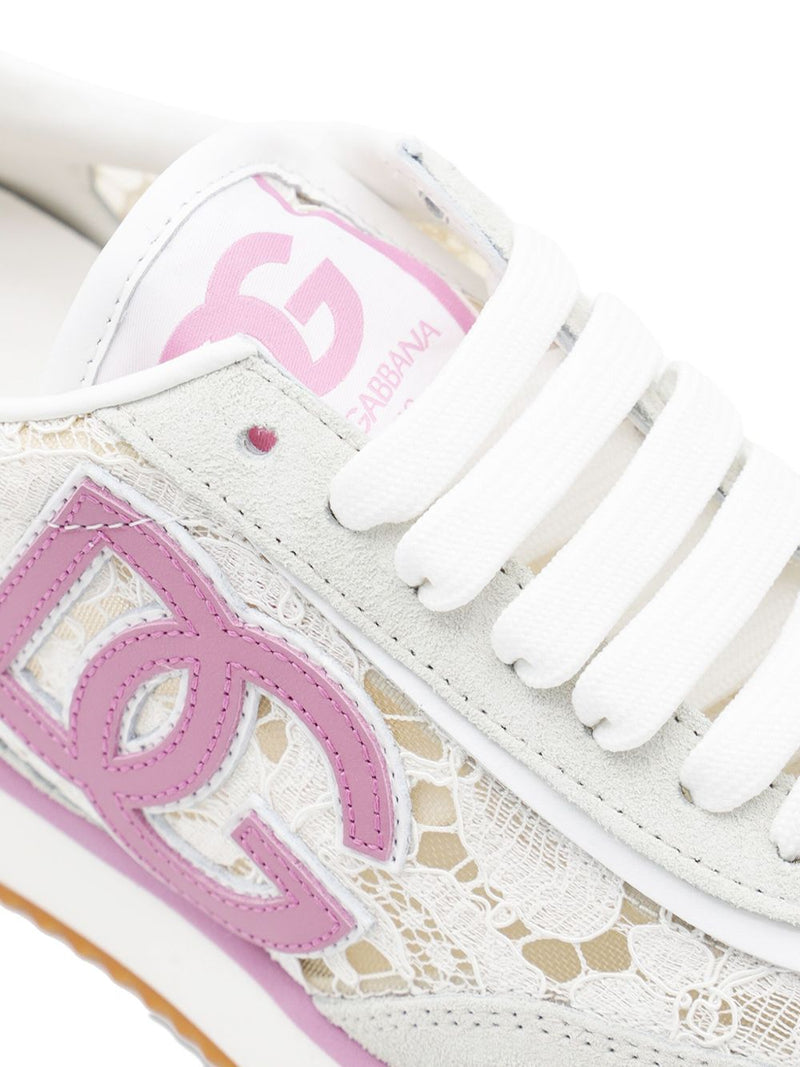 Dolce & Gabbana - Zapatillas DG Cushion blancas y rosas | URBALENTI™