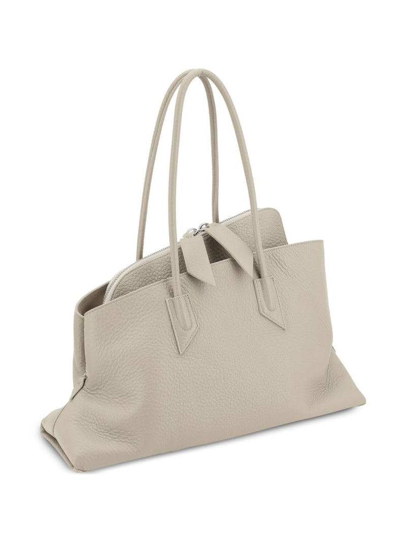 The Attico La Passeggiata Leather Shoulder Bag | Urbalenti™ NYC