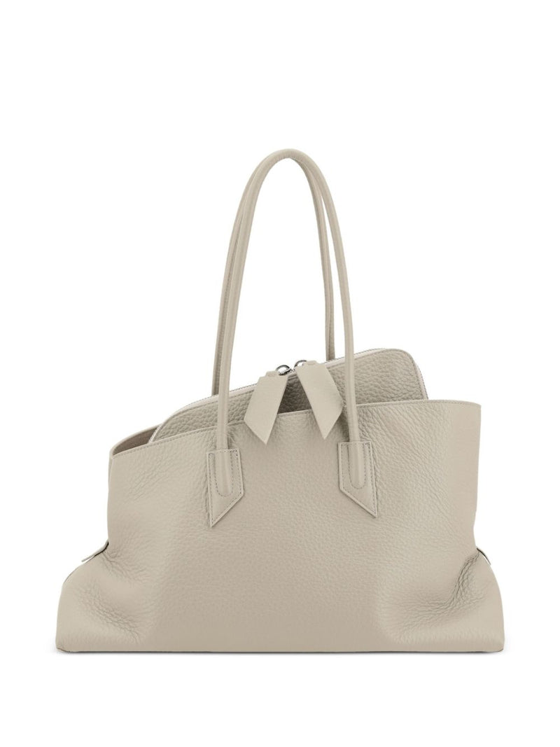 The Attico La Passeggiata Leather Shoulder Bag | Urbalenti™ NYC