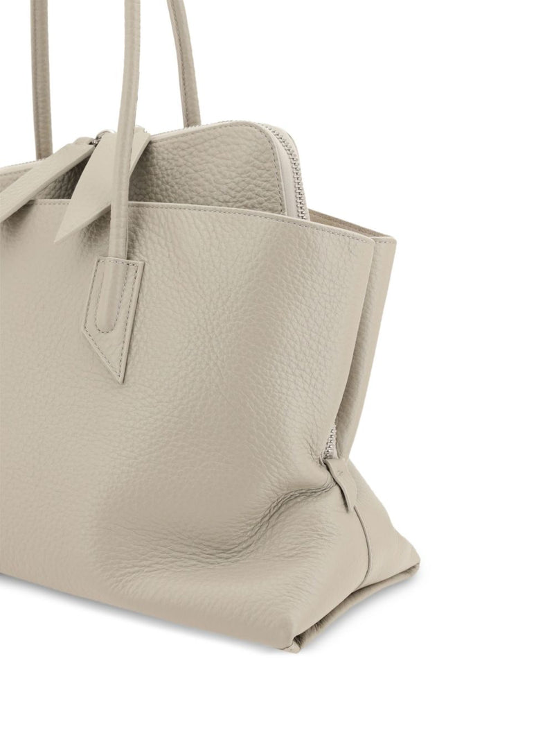 The Attico La Passeggiata Leather Shoulder Bag | Urbalenti™ NYC