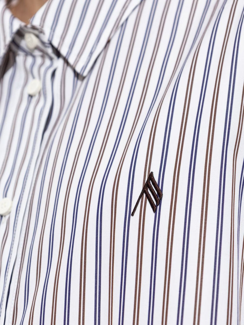 The Attico Striped cotton shirt | Urbalenti™ NYC