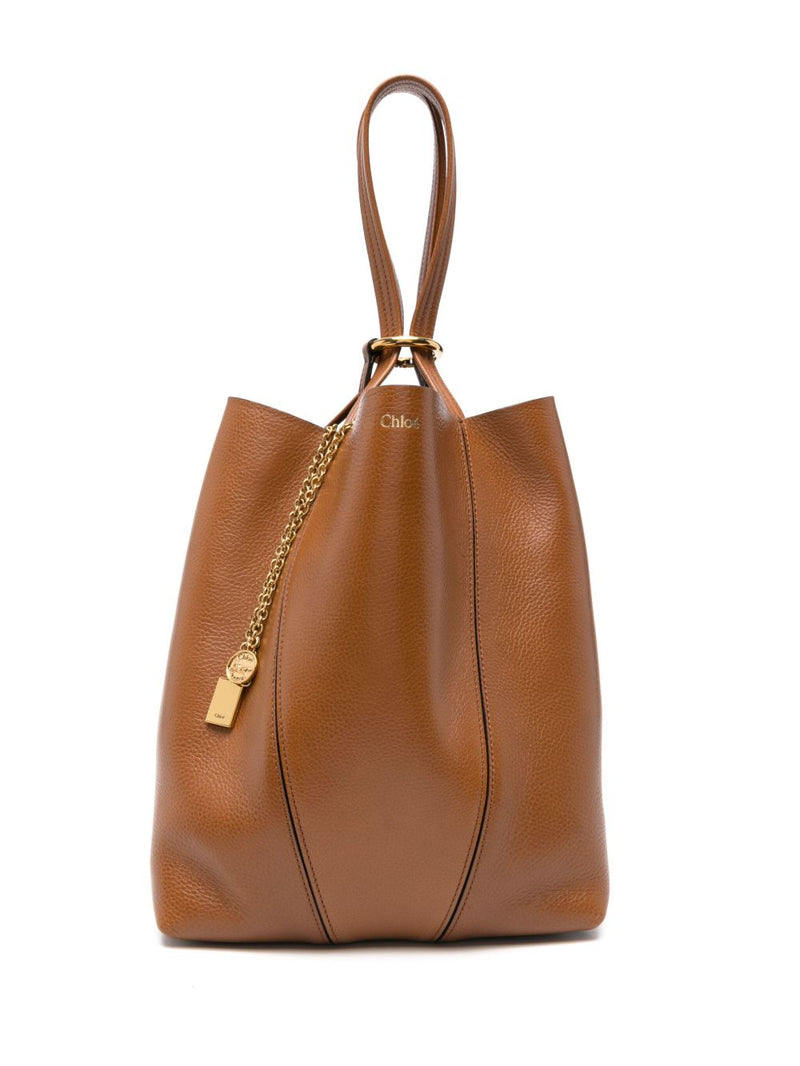 Chloé Spin medium leather tote bag | Urbalenti™ NYC