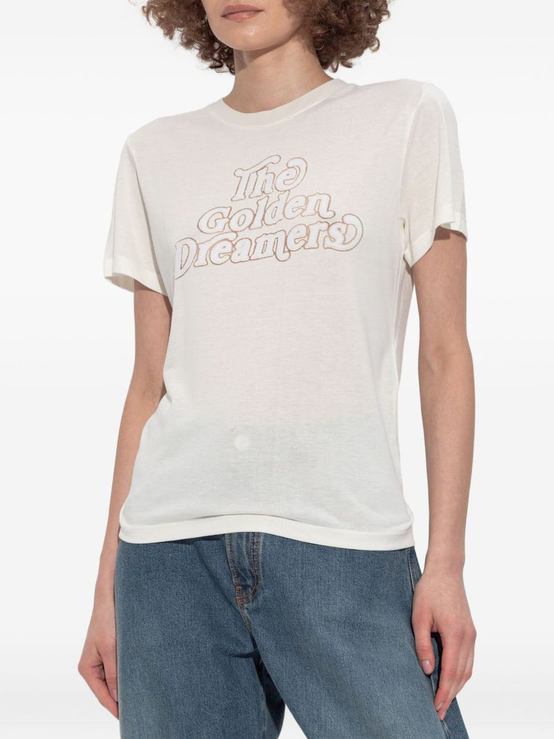 Golden Goose The Golden Dreamers print Cotton t-shirt | Urbalenti | Urba... | Urbalenti™ NYC