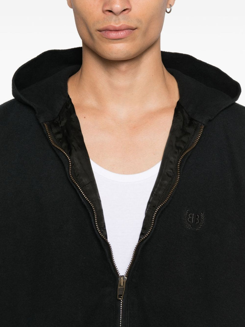 Balenciaga Jacket with hood and zip | Urbalenti™ NYC