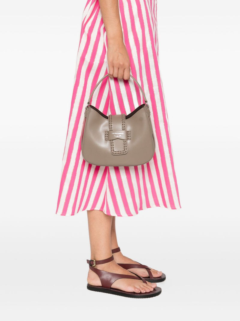 Emporio Armani Small Leather Shoulder Bag | Urbalenti™ NYC