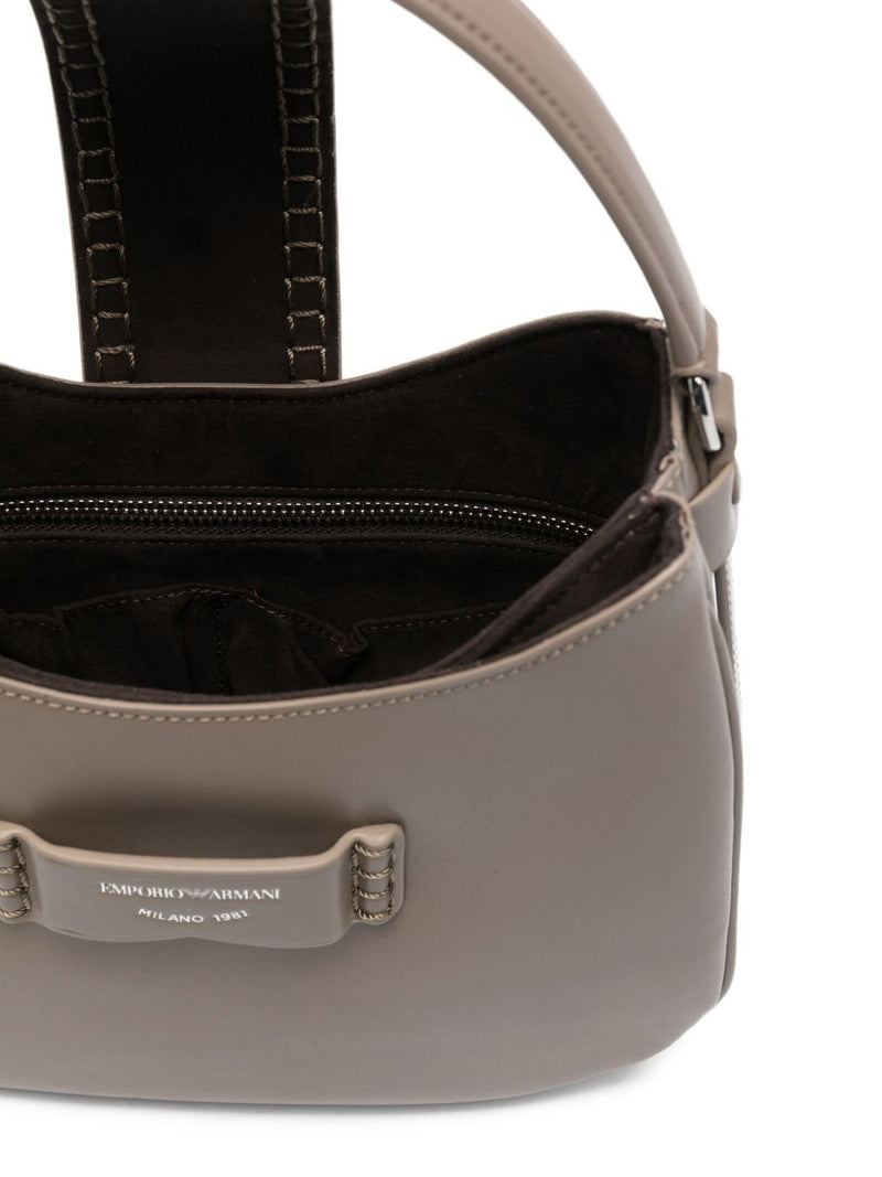 Emporio Armani Small Leather Shoulder Bag | Urbalenti™ NYC