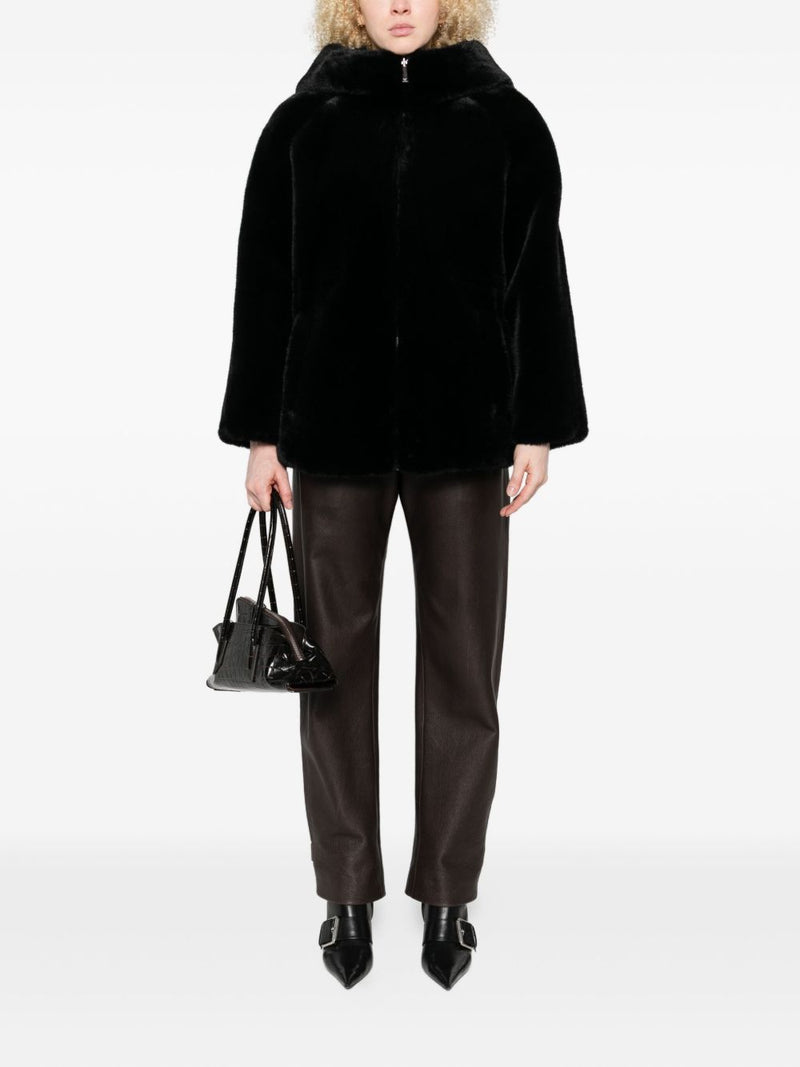 Emporio Armani Hooded zip-front jacket | Urbalenti™ NYC