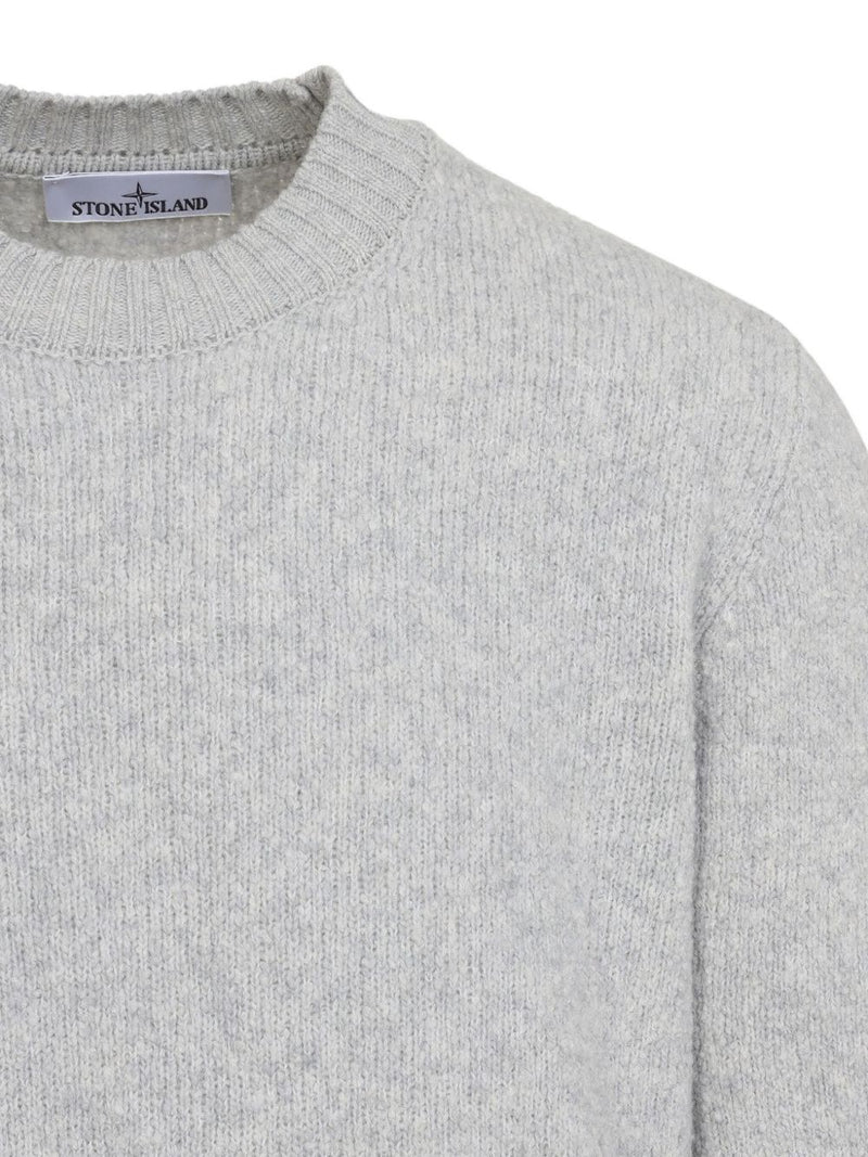 Stone Island Wool blend crewneck sweater | Urbalenti™ NYC