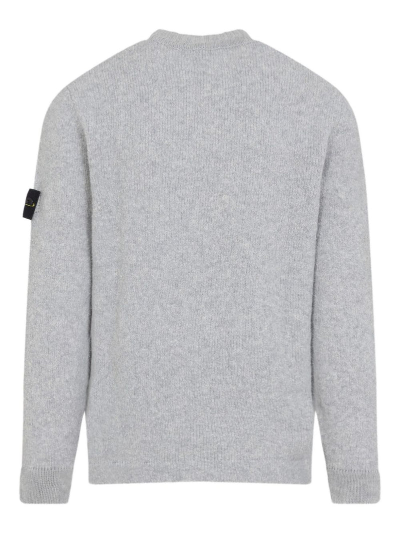 Stone Island Wool blend crewneck sweater | Urbalenti™ NYC