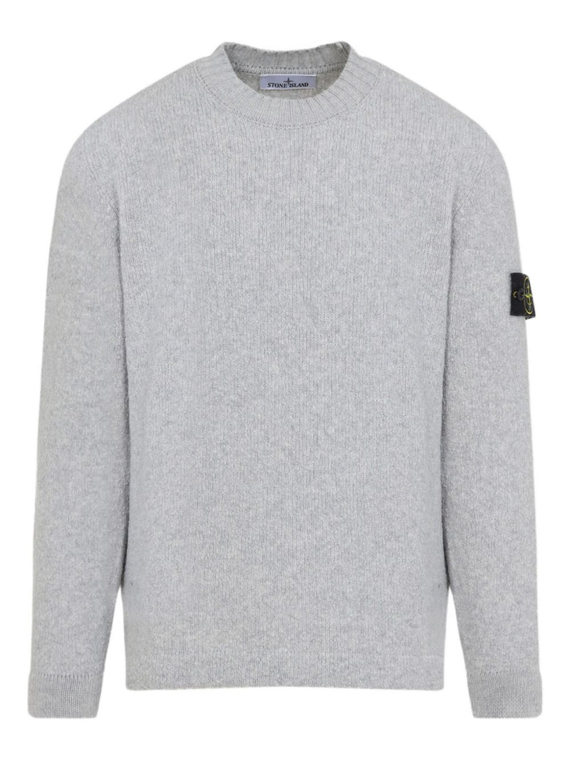 Stone Island Wool blend crewneck sweater | Urbalenti™ NYC