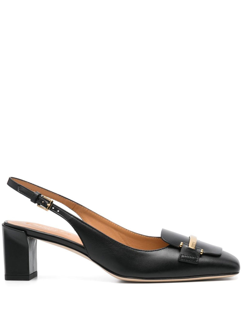 Zapato de tacón destalonado de piel Tod'S | URBALENTI™