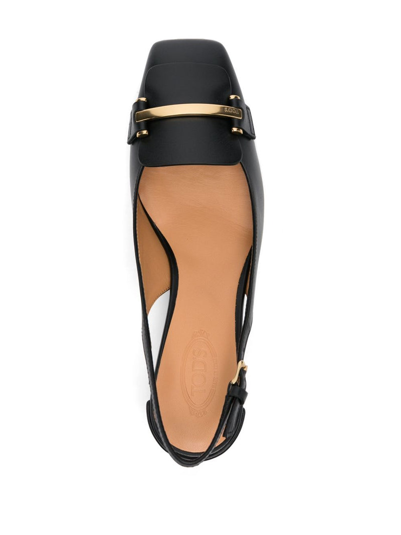 Zapato de tacón destalonado de piel Tod'S | URBALENTI™