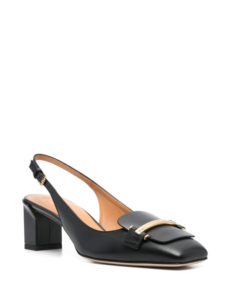 Zapato de tacón destalonado de piel Tod'S | URBALENTI™