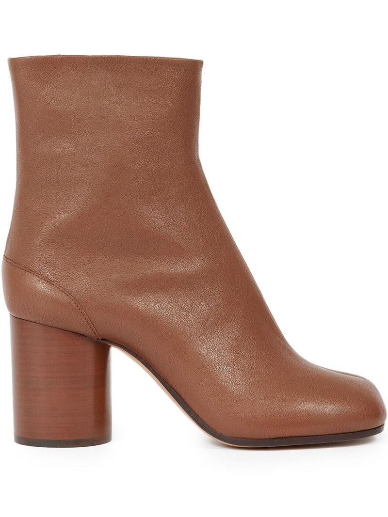 Maison Margiela Tabi Ankle Boots - Brown Leather | Urbalenti | Urbalenti... | Urbalenti™ NYC