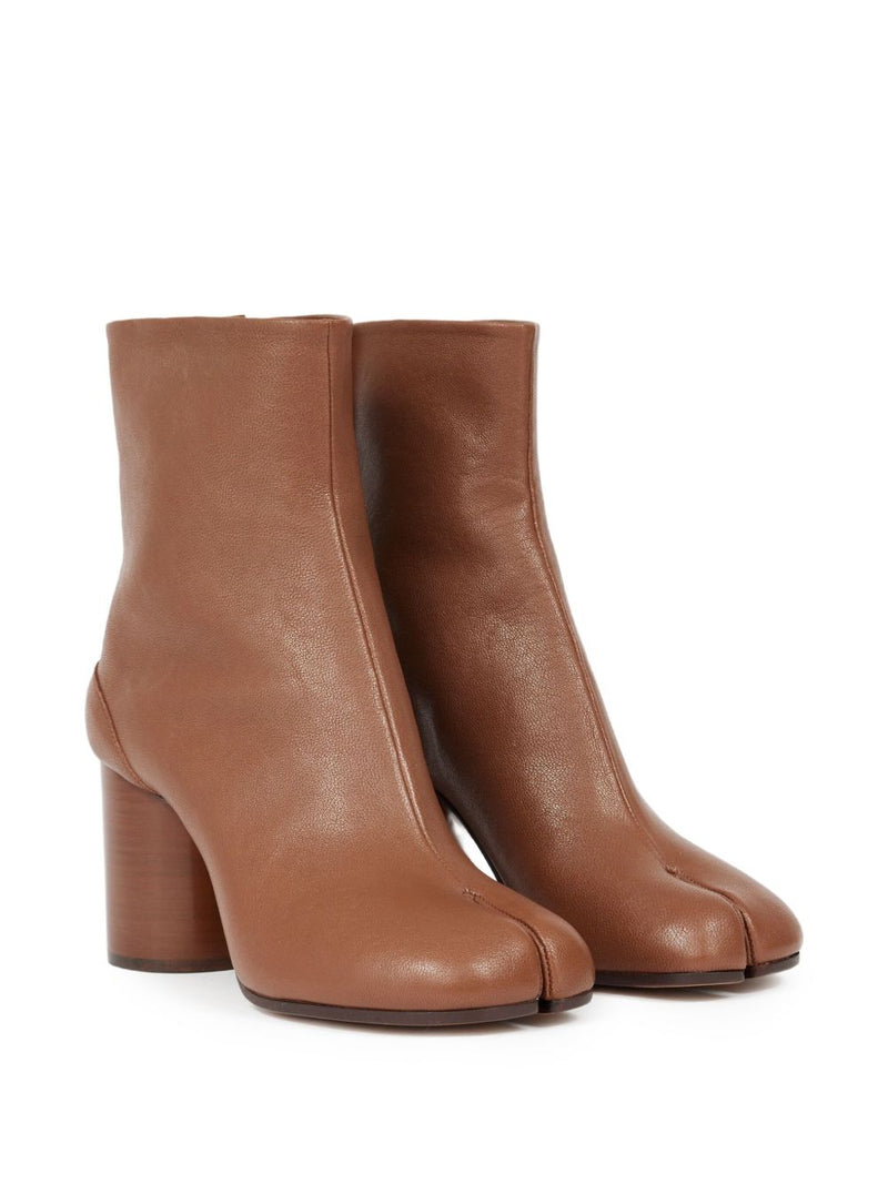 Maison Margiela Tabi Ankle Boots - Brown Leather | Urbalenti | Urbalenti... | Urbalenti™ NYC