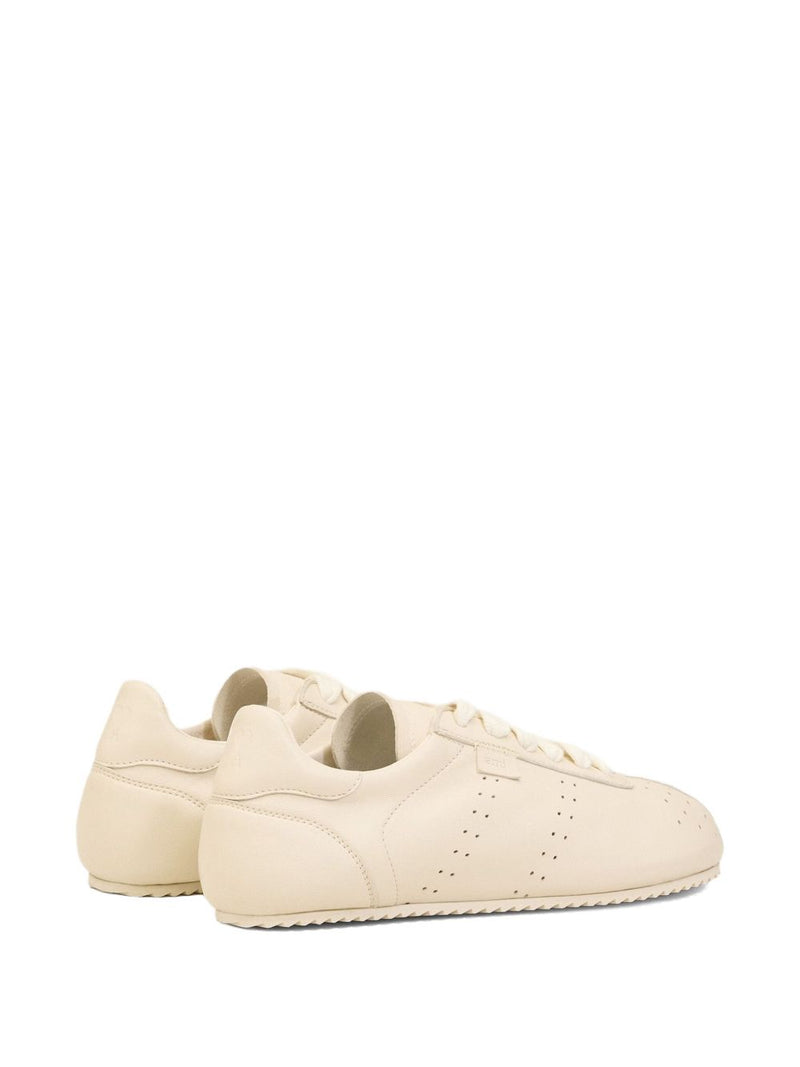 Ami Paris Soft white cowhide sneakers | Urbalenti™ NYC