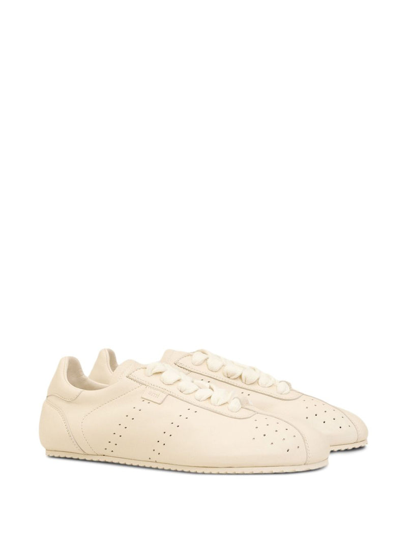 Ami Paris Soft white cowhide sneakers | Urbalenti™ NYC