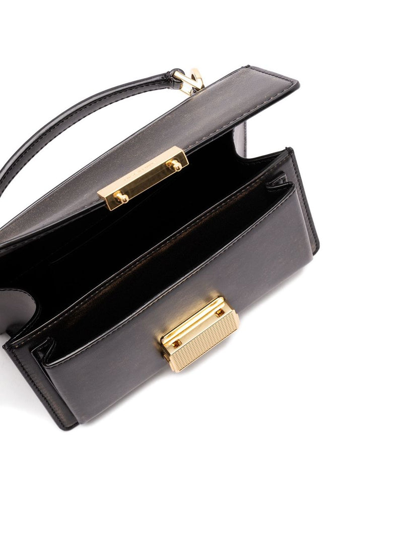 Golden Goose Venezia Bag in boarded leather with gold details | Urbalent... | Urbalenti™ NYC
