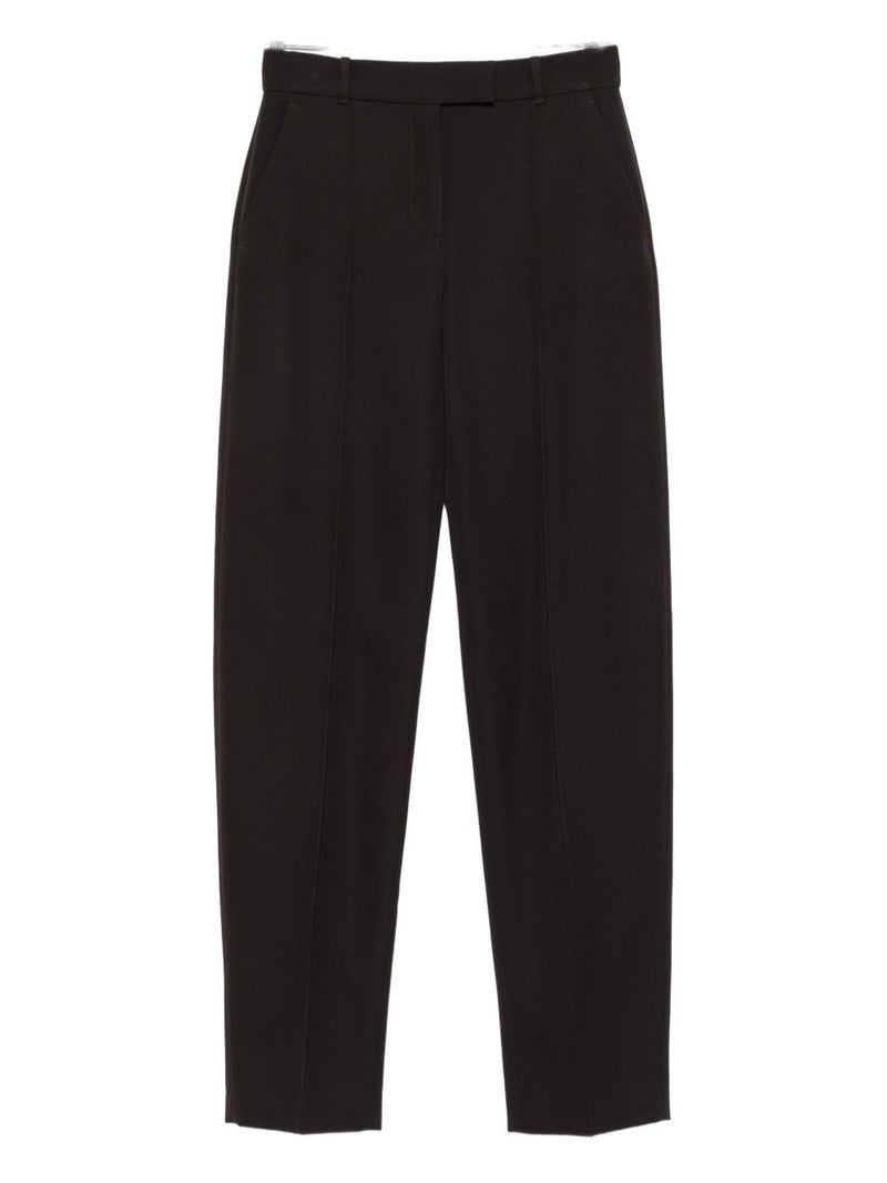 Alexander McQueen Pressed-crease tailored trousers | U... | Urbalenti™ NYC