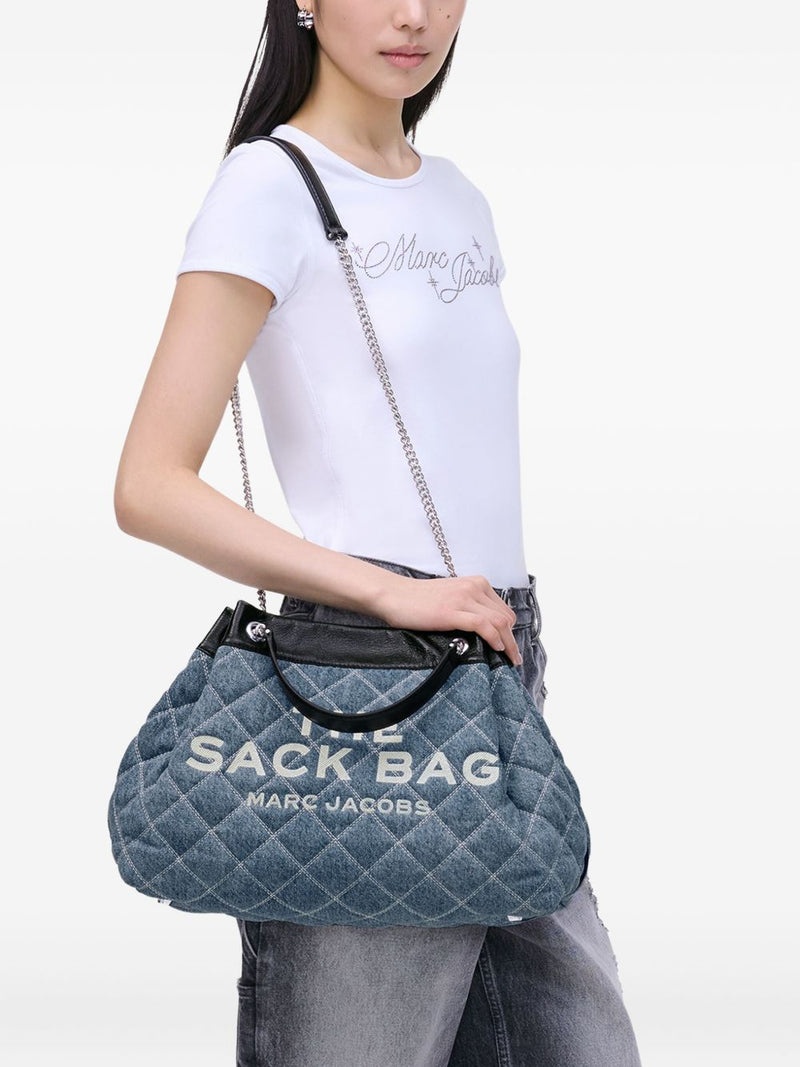 Marc Jacobs The Quilted Denim Large Chain Sack Bag | Urbalenti | Urbalen... | Urbalenti™ NYC