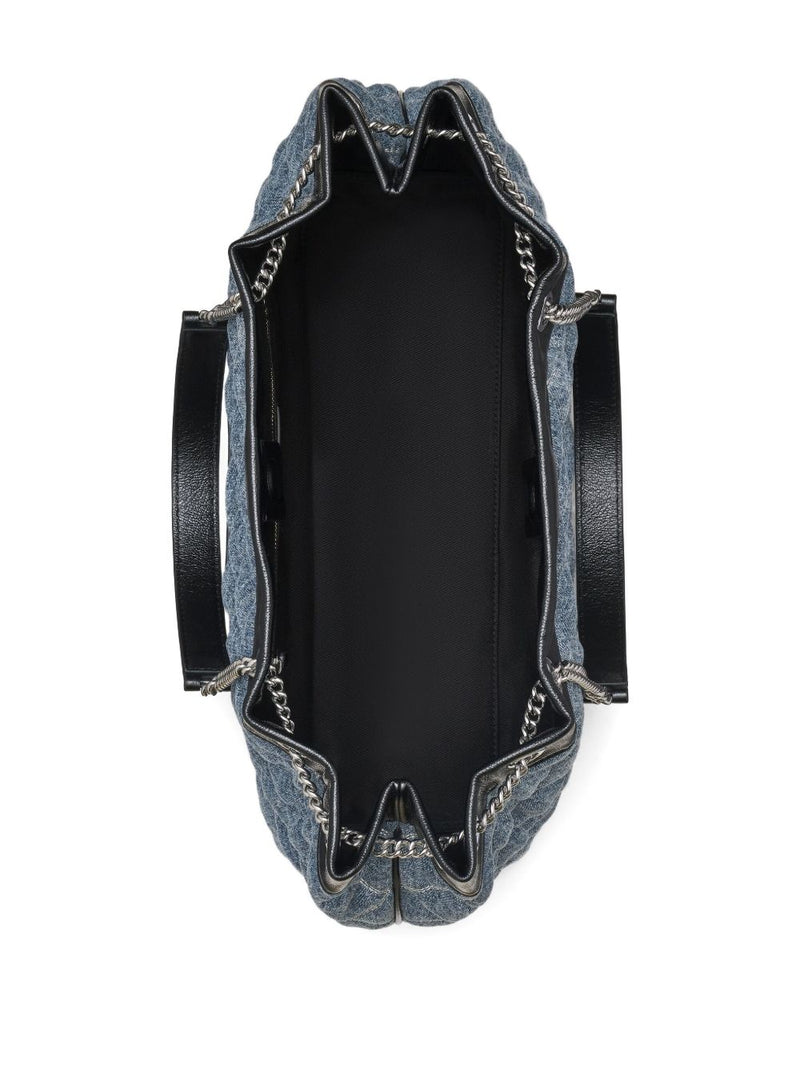 Marc Jacobs The Quilted Denim Large Chain Sack Bag | Urbalenti | Urbalen... | Urbalenti™ NYC