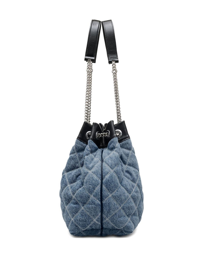 Marc Jacobs The Quilted Denim Large Chain Sack Bag | Urbalenti | Urbalen... | Urbalenti™ NYC