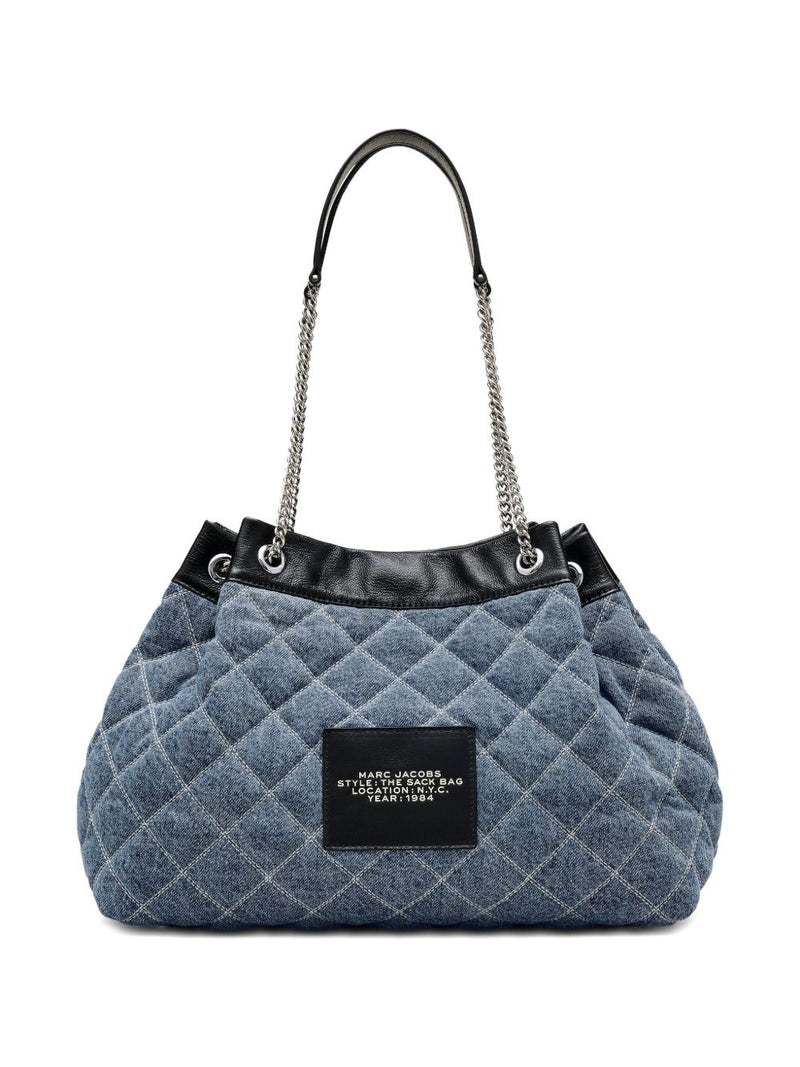 Marc Jacobs The Quilted Denim Large Chain Sack Bag | Urbalenti | Urbalen... | Urbalenti™ NYC