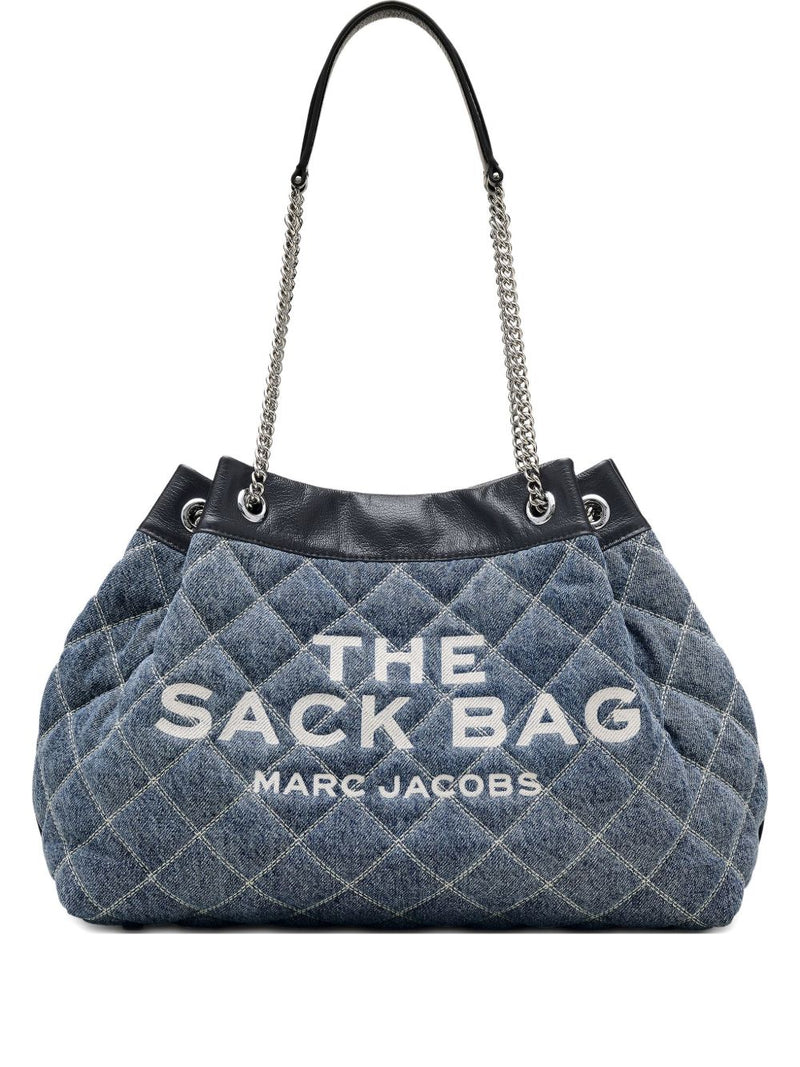 Marc Jacobs The Quilted Denim Large Chain Sack Bag | Urbalenti | Urbalen... | Urbalenti™ NYC