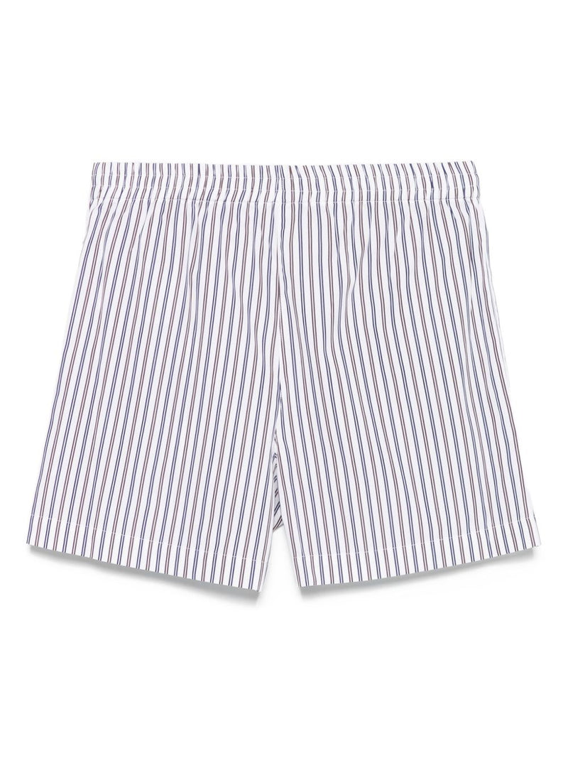 The Attico Striped cotton shorts | Urbalenti™ NYC