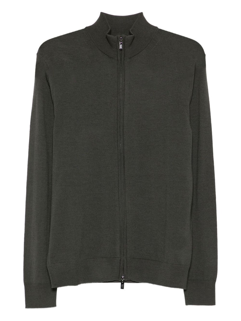 Emporio Armani Zip-up sweater | Urbalenti™ NYC