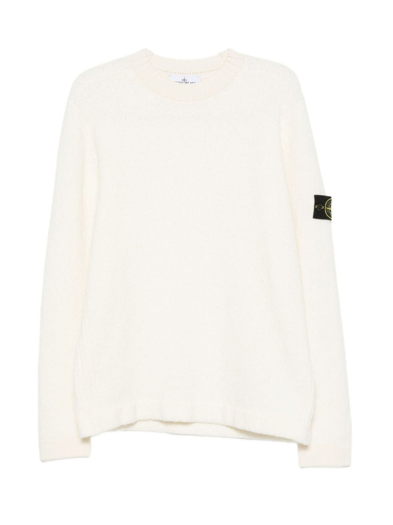 Stone Island Wool blend crewneck sweater | Urbalenti™ NYC