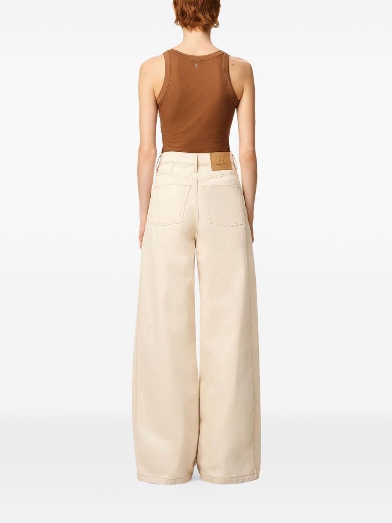 Ami Paris Super wide denim jeans | Urbalenti™ NYC