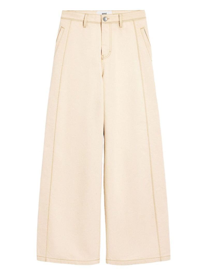 Ami Paris Super wide denim jeans | Urbalenti™ NYC