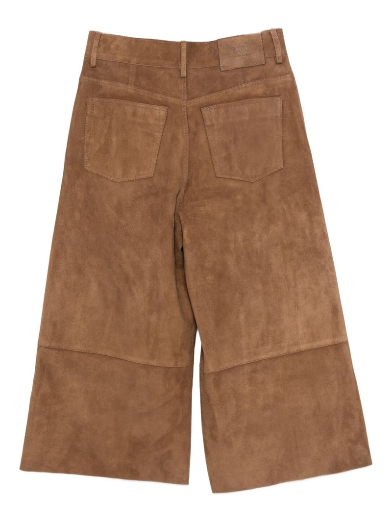 Ami Paris Suede leather trousers | Urbalenti™ NYC