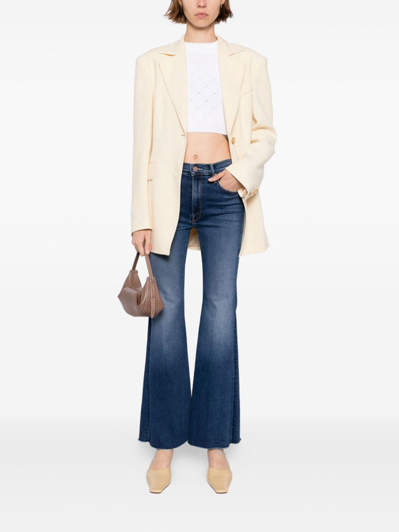Mother Lil Doozy Fray denim jeans | Urbalenti™ NYC