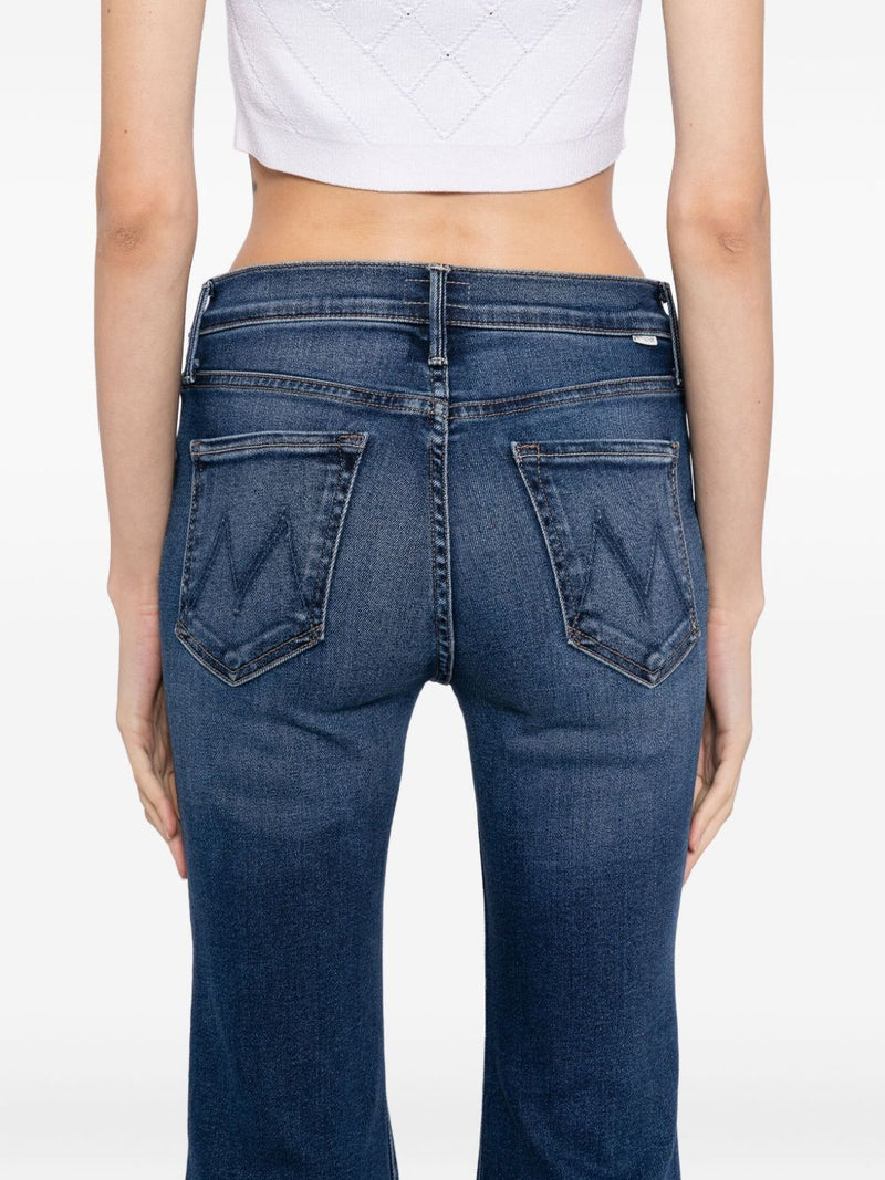 Mother Lil Doozy Fray denim jeans | Urbalenti™ NYC