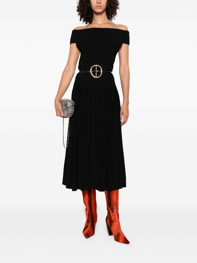 Norma Kamali Norma Kamali Pleated midi skirt