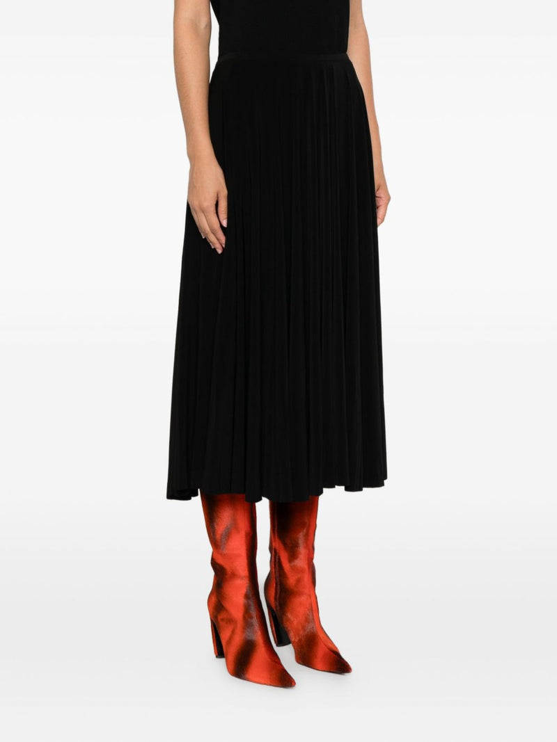 Norma Kamali Norma Kamali Pleated midi skirt